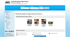 Desktop Screenshot of hollisbrooklinehighschool.com