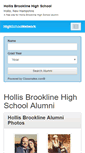 Mobile Screenshot of hollisbrooklinehighschool.com
