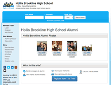 Tablet Screenshot of hollisbrooklinehighschool.com